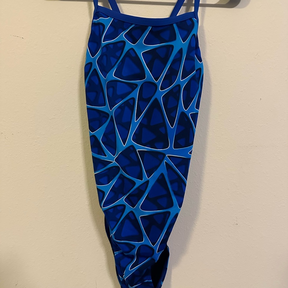 Speedo Endurance plus  Blue and Black Swimsuit